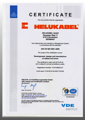 Helukabel-License گواهینامه ها - پارت شبکه پرداز | Certificates - PartNetwork.Net